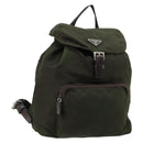 PRADA Backpack Nylon Khaki Auth bs22082-1