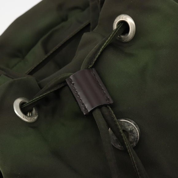 PRADA Backpack Nylon Khaki Auth bs22082