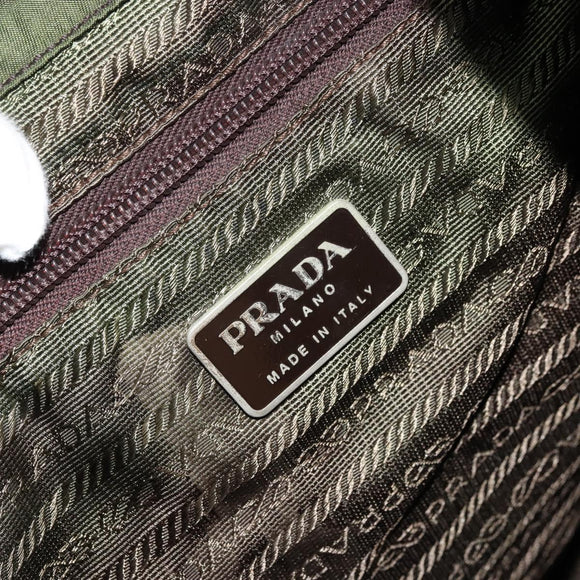 PRADA Backpack Nylon Khaki Auth bs22082