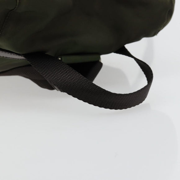 PRADA Backpack Nylon Khaki Auth bs22082