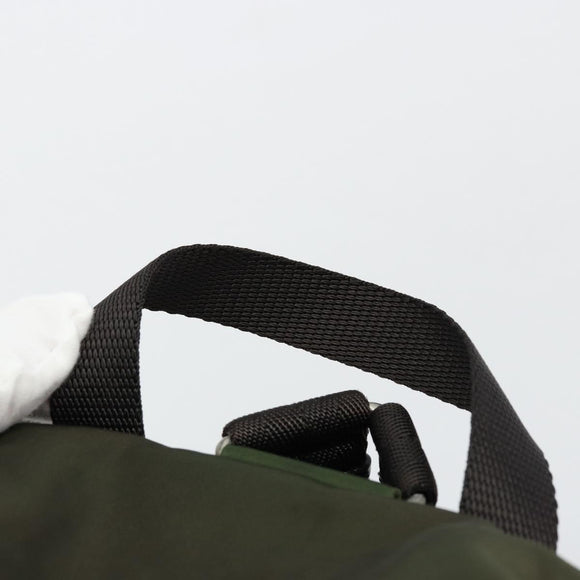 PRADA Backpack Nylon Khaki Auth bs22082