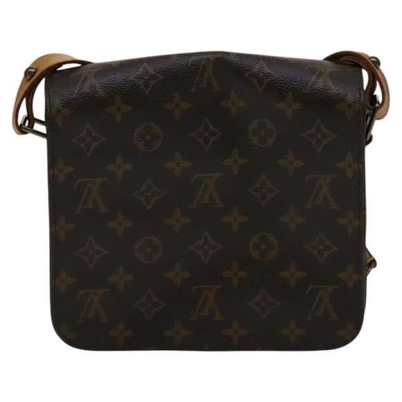 LOUIS VUITTON Monogram Cartouchiere MM Shoulder Bag M51253 LV Auth bs22105