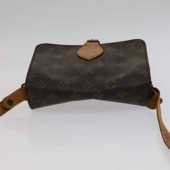 LOUIS VUITTON Monogram Cartouchiere MM Shoulder Bag M51253 LV Auth bs22105