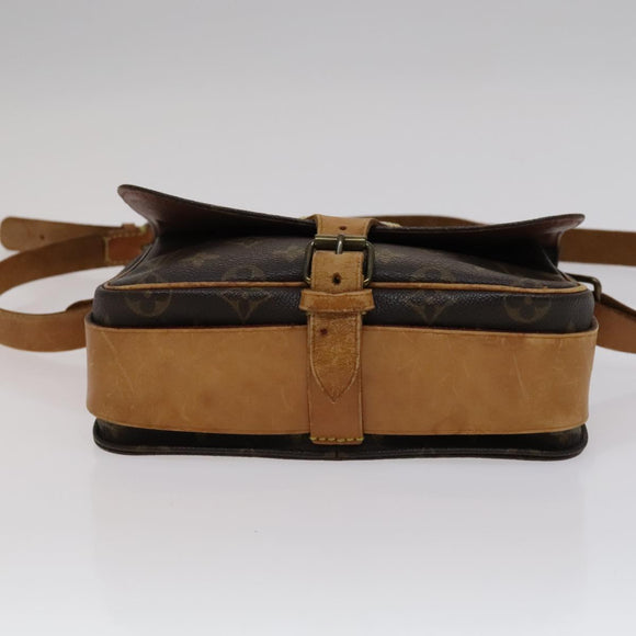 LOUIS VUITTON Monogram Cartouchiere MM Shoulder Bag M51253 LV Auth bs22105