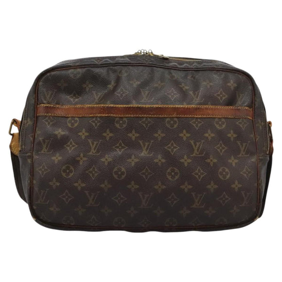 LOUIS VUITTON Monogram Reporter GM Shoulder Bag M45252 LV Auth bs22111