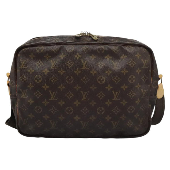 LOUIS VUITTON Monogram Reporter GM Shoulder Bag M45252 LV Auth bs22111