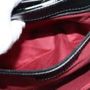 BVLGARI Chandra Shoulder Bag Enamel Black Auth bs22120-22