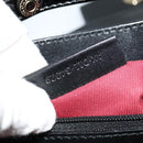 BVLGARI Chandra Shoulder Bag Enamel Black Auth bs22120-11