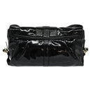 BVLGARI Chandra Shoulder Bag Enamel Black Auth bs22120-2