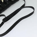 BVLGARI Chandra Shoulder Bag Enamel Black Auth bs22120-7