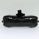 BVLGARI Chandra Shoulder Bag Enamel Black Auth bs22120-5