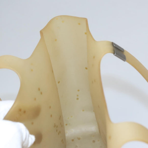 CHANEL Tote Bag Rubber Clear CC Auth bs22150