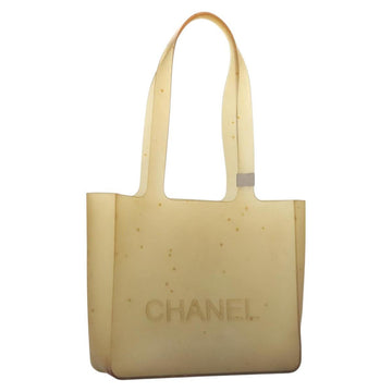 CHANEL Tote Bag Rubber Clear CC Auth bs22150