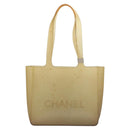 CHANEL Tote Bag Rubber Clear CC Auth bs22150-13