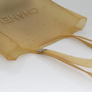 CHANEL Tote Bag Rubber Clear CC Auth bs22150-6