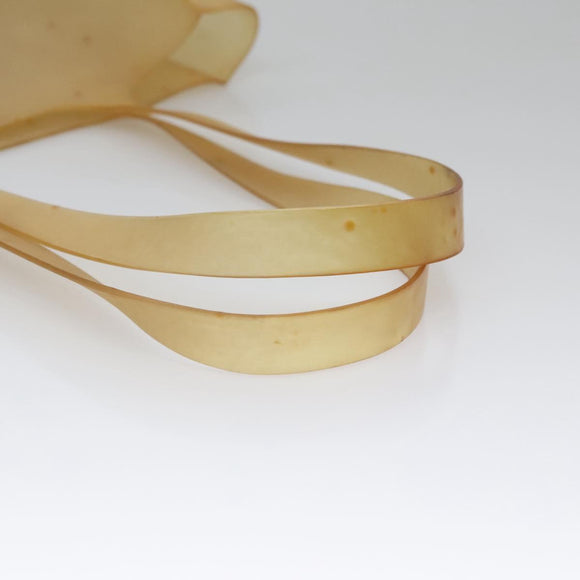 CHANEL Tote Bag Rubber Clear CC Auth bs22150