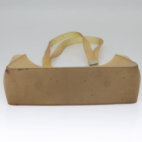 CHANEL Tote Bag Rubber Clear CC Auth bs22150