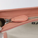 BALENCIAGA Clutch Bag Canvas Pink White 410119 Auth bs22154-12