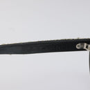 CHANEL Tweed Sunglasses Plastic Black CC Auth bs22164-8