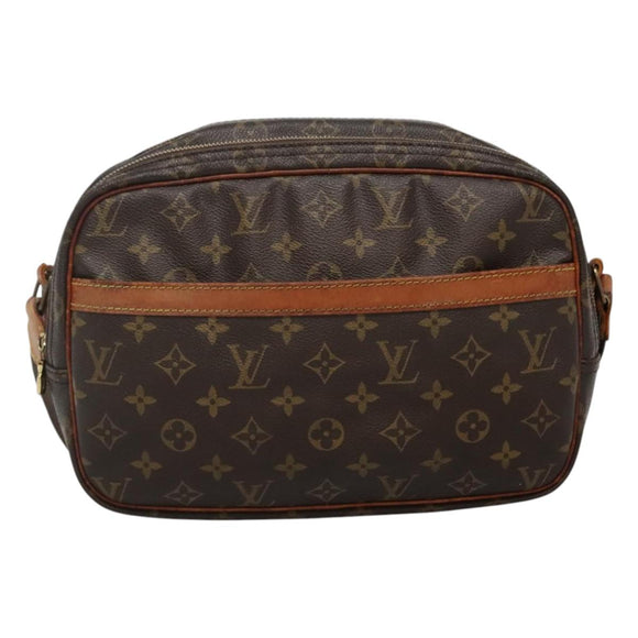 LOUIS VUITTON Monogram Reporter PM Shoulder Bag M45254 LV Auth bs22169
