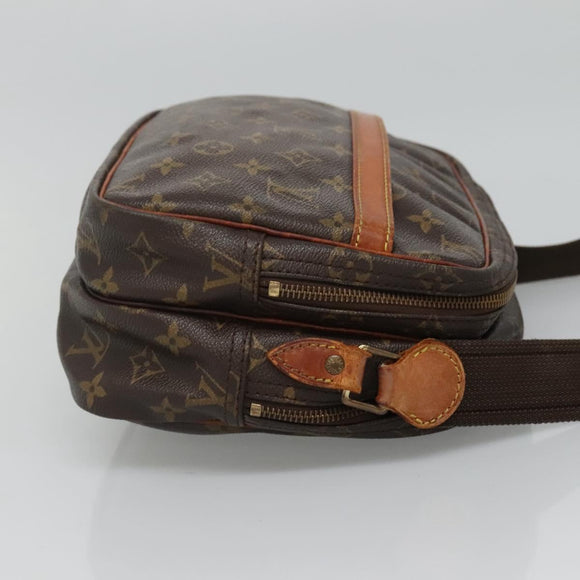 LOUIS VUITTON Monogram Reporter PM Shoulder Bag M45254 LV Auth bs22169