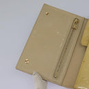 LOUIS VUITTON Monogram Vernis Walker Wallet Beige M91074 LV Auth bs22182-16