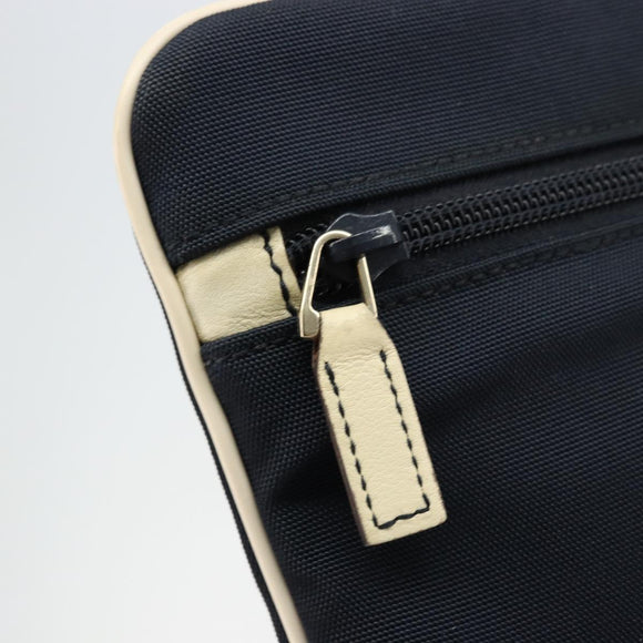 GUCCI Beutel Nylon Navy Silber Original bs22200