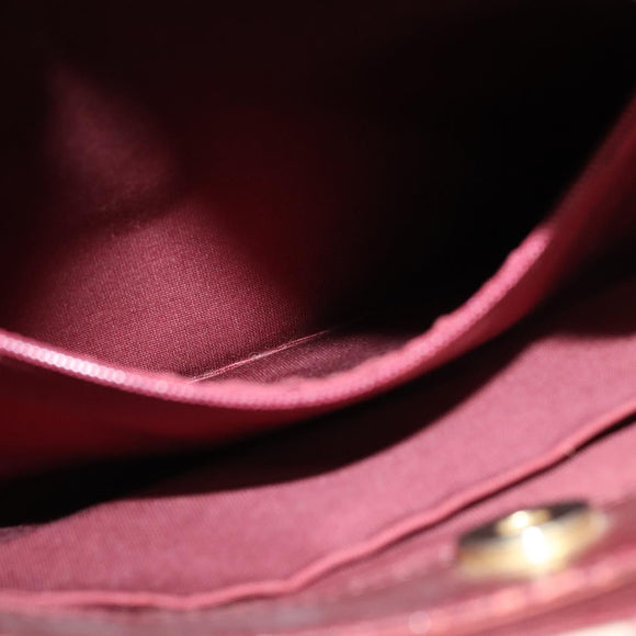 BURBERRY Nova Check Shoulder Bag Canvas Beige Red Auth bs22206