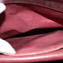 BURBERRY Nova Check Shoulder Bag Canvas Beige Red Auth bs22206-12