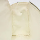 CHANEL Clutch Bag Coated Canvas Green Blue Silver CC Auth bs22217-17