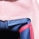 LOEWE Anagram Hand Bag Canvas Leather Pink gold Auth bs22224-12