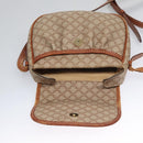 CELINE Macadam Canvas Shoulder Bag PVC Leather Beige Auth bs22230-10