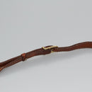 CELINE Macadam Canvas Shoulder Bag PVC Leather Beige Auth bs22230-8