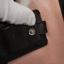 BALLY Tote Bag Leather Pink Dark Brown Silver Auth bs22247-15