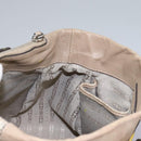 CELINE Hand Bag Leather Yellow Brown Silver Auth bs22250-20