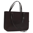 CHANEL Tote Bag Leather Brown Gold CC Auth bs22265-1