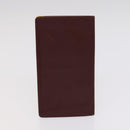 CARTIER Shoulder Bag Leather 3Set Red Auth bs22280-12