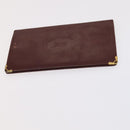 CARTIER Shoulder Bag Leather 3Set Red Auth bs22280-13