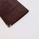 CARTIER Shoulder Bag Leather 3Set Red Auth bs22280-14