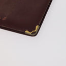 CARTIER Shoulder Bag Leather 3Set Red Auth bs22280-16