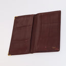 CARTIER Shoulder Bag Leather 3Set Red Auth bs22280-17