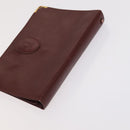 CARTIER Shoulder Bag Leather 3Set Red Auth bs22280-22