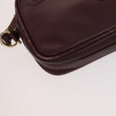 CARTIER Shoulder Bag Leather 3 Set Red Auth bs22280-9