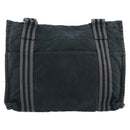 HERMES Wallet Shoulder Bag Canvas Leather 2Set Black Auth bs22282-3