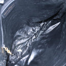 Salvatore Ferragamo Tote Bag Canvas Leather Black Gold Auth bs22290-10