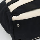 CHANEL Chain Tote Bag Canvas Navy White CC Auth bs22293-13