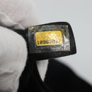 CHANEL Chain Tote Bag Canvas Navy White CC Auth bs22293-22