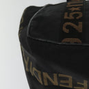 FENDI Tote Bag Canvas Black Auth bs22301-12