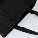 FENDI Tote Bag Canvas Black Auth bs22301-6