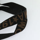 FENDI Tote Bag Canvas Black Auth bs22301-7